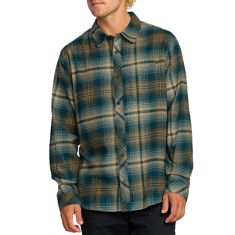 Load image into Gallery viewer, Billabong Coastline Long Sleeve Button-Up Flannel Shirt 10

