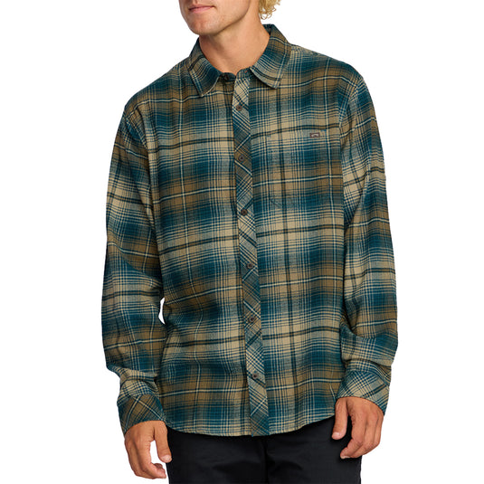 Billabong Coastline Long Sleeve Button-Up Flannel Shirt 10