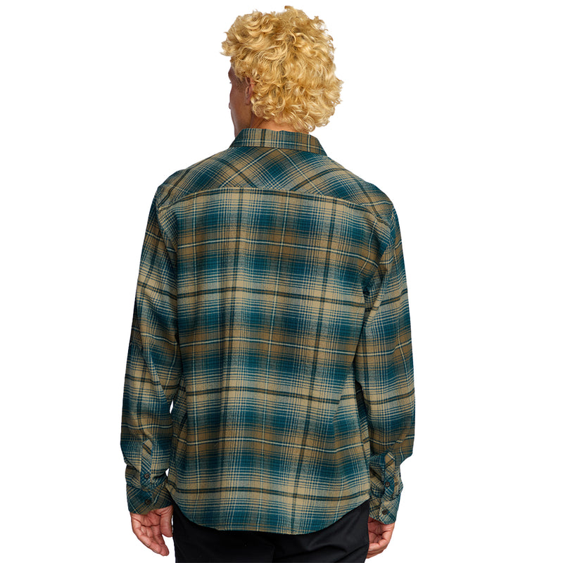 Load image into Gallery viewer, Billabong Coastline Long Sleeve Button-Up Flannel Shirt 12
