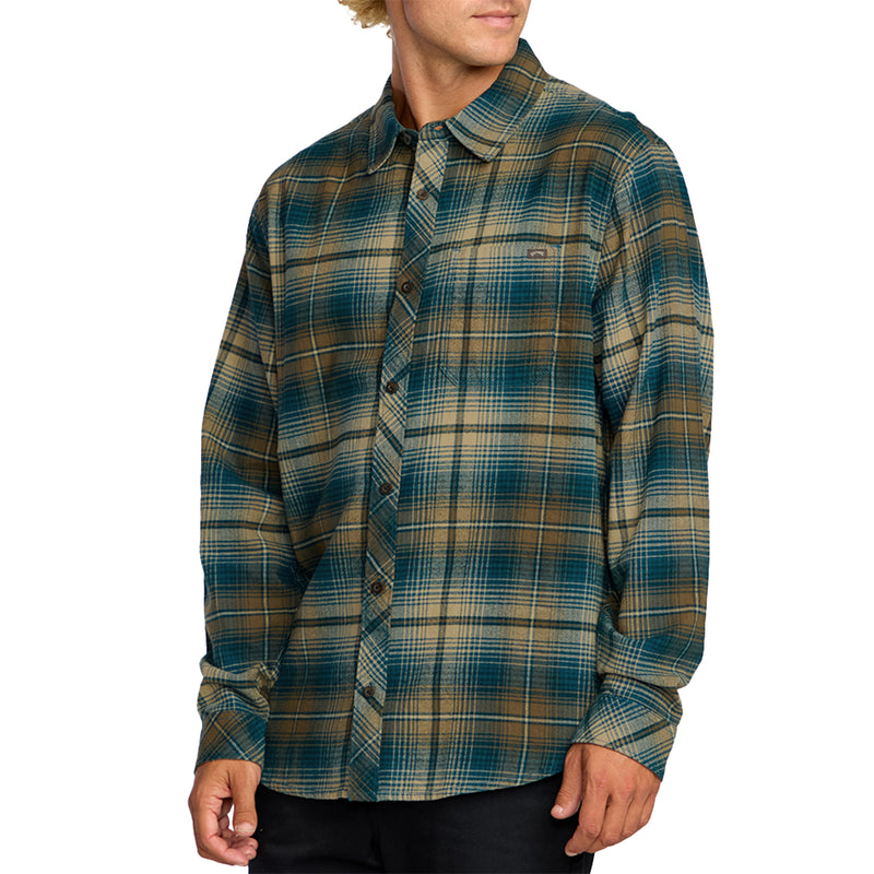 Load image into Gallery viewer, Billabong Coastline Long Sleeve Button-Up Flannel Shirt 11
