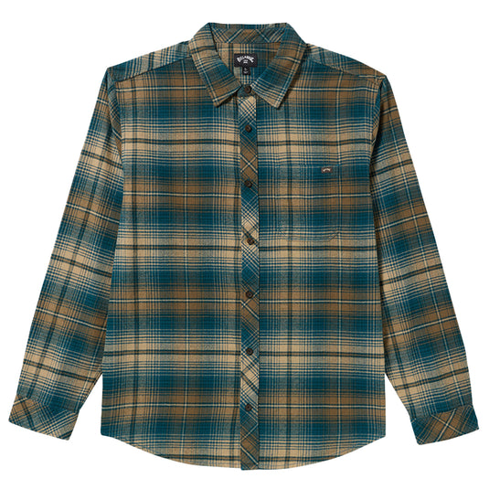 Billabong Coastline Long Sleeve Button-Up Flannel Shirt 8