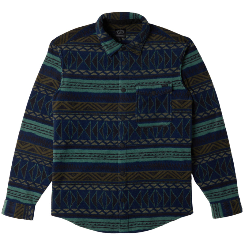 Load image into Gallery viewer, Billabong A/Div Furnace Long Sleeve Button-Up Flannel Shirt 1

