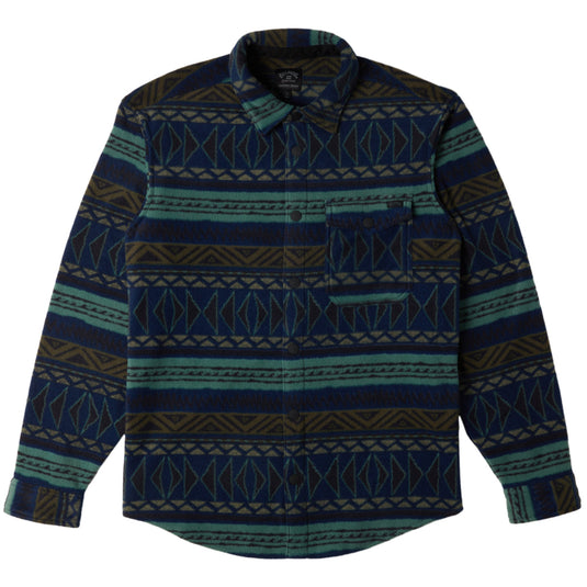 Billabong A/Div Furnace Long Sleeve Button-Up Flannel Shirt 1