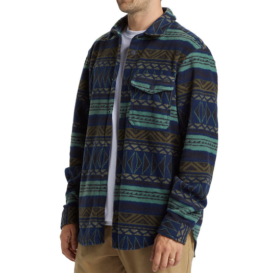 Billabong A/Div Furnace Long Sleeve Button-Up Flannel Shirt 4