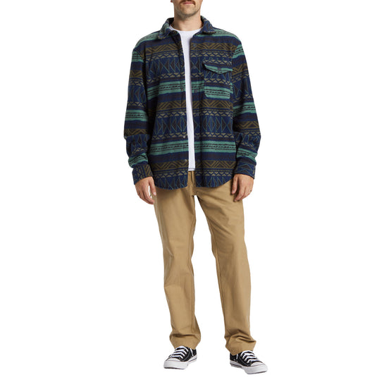 Billabong A/Div Furnace Long Sleeve Button-Up Flannel Shirt 6