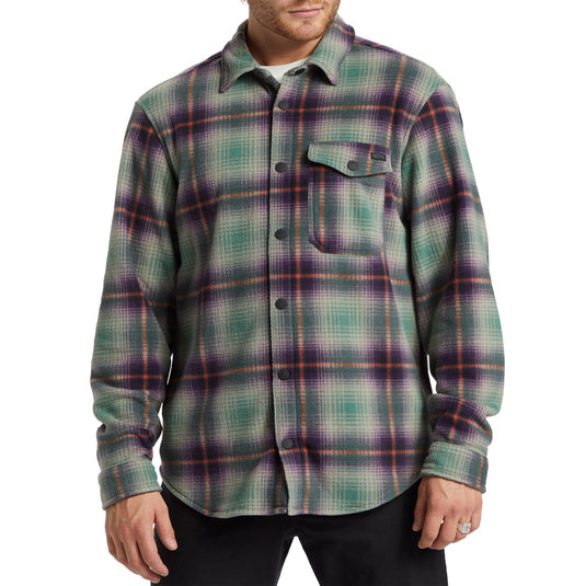 Billabong A/Div Furnace Long Sleeve Button-Up Flannel Shirt 9