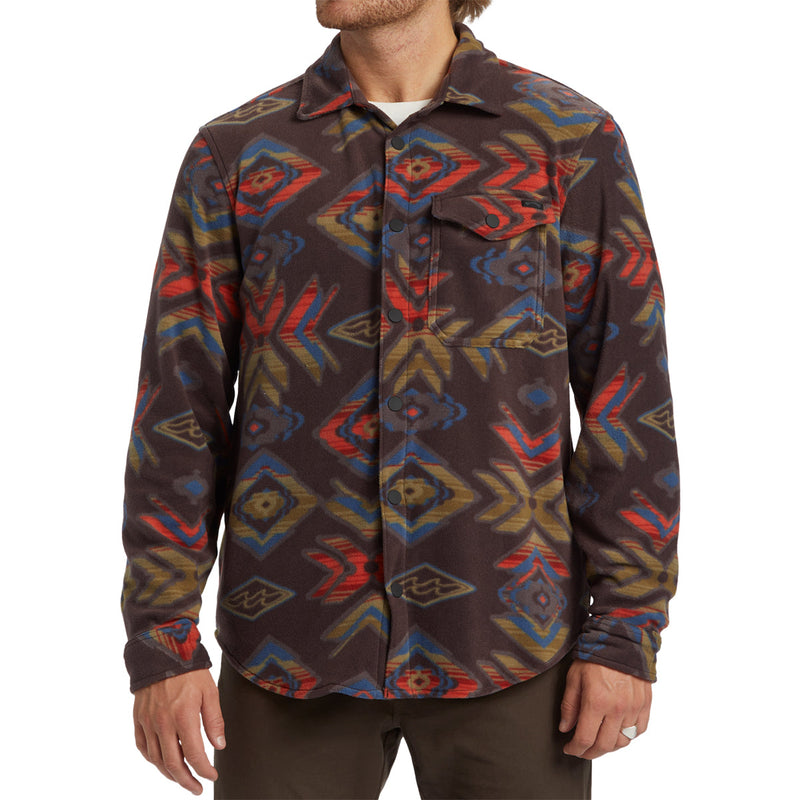Load image into Gallery viewer, Billabong A/Div Furnace Long Sleeve Button-Up Flannel Shirt 16

