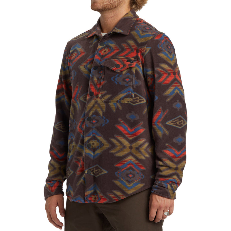 Load image into Gallery viewer, Billabong A/Div Furnace Long Sleeve Button-Up Flannel Shirt 18

