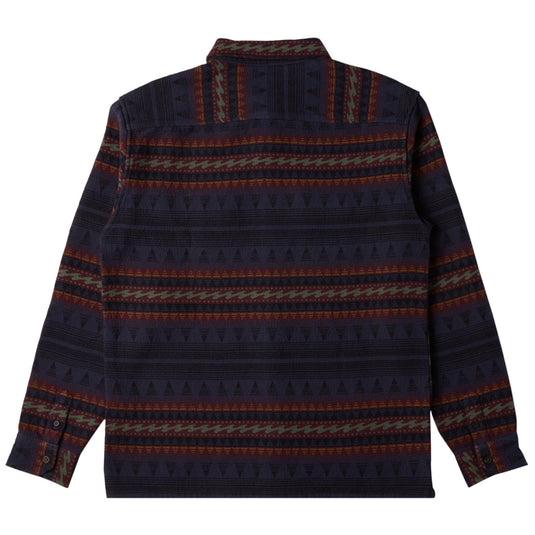 Billabong Offshore Jacquard Long Sleeve Button-Up Flannel Shirt 17