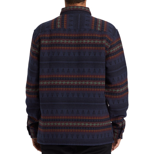 Billabong Offshore Jacquard Long Sleeve Button-Up Flannel Shirt 21