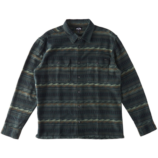 Billabong Offshore Jacquard Long Sleeve Button-Up Flannel Shirt 9
