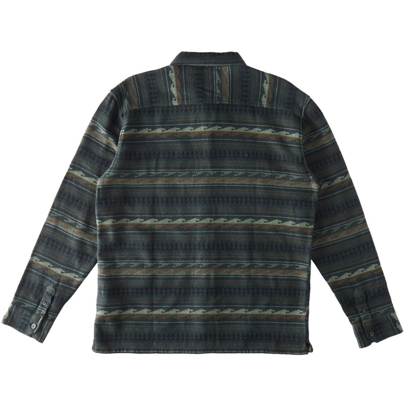 Load image into Gallery viewer, Billabong Offshore Jacquard Long Sleeve Button-Up Flannel Shirt 10
