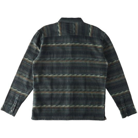 Billabong Offshore Jacquard Long Sleeve Button-Up Flannel Shirt 10