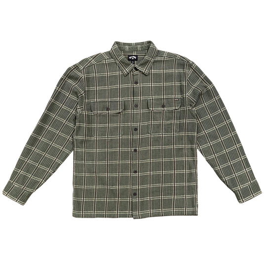 Billabong Offshore Jacquard Long Sleeve Button-Up Flannel Shirt 1