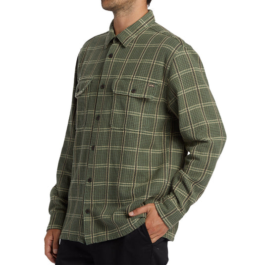 Billabong Offshore Jacquard Long Sleeve Button-Up Flannel Shirt 4
