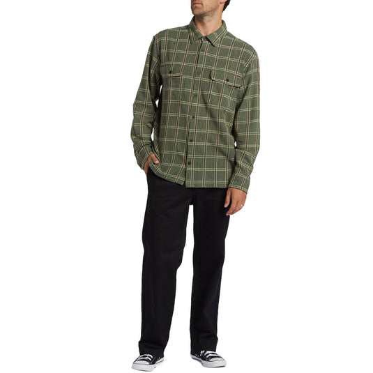 Billabong Offshore Jacquard Long Sleeve Button-Up Flannel Shirt 6