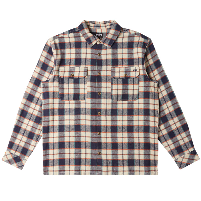 Load image into Gallery viewer, Billabong Offshore Long Sleeve Button-Up Flannel Shirt 1
