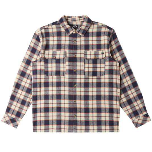 Billabong Offshore Long Sleeve Button-Up Flannel Shirt 1