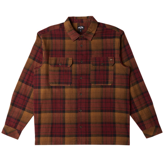 Billabong Offshore Long Sleeve Button-Up Flannel Shirt 3