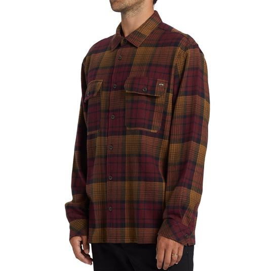 Billabong Offshore Long Sleeve Button-Up Flannel Shirt 6