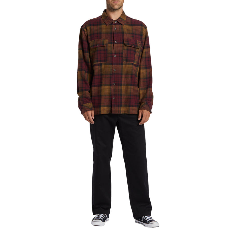 Load image into Gallery viewer, Billabong Offshore Long Sleeve Button-Up Flannel Shirt 8
