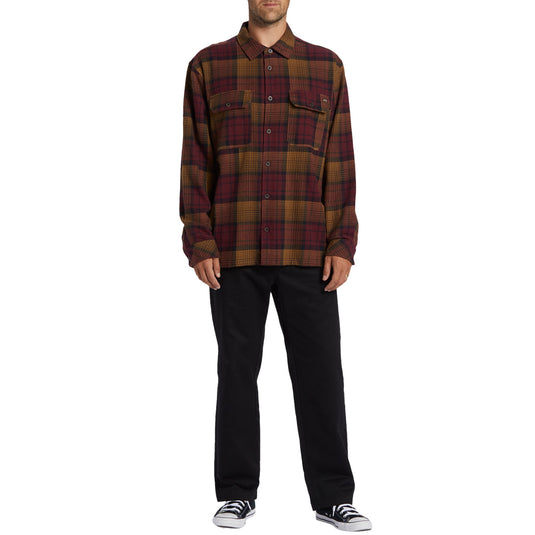 Billabong Offshore Long Sleeve Button-Up Flannel Shirt 8
