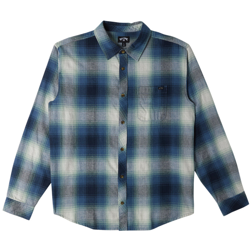 Load image into Gallery viewer, Billabong Coastline Long Sleeve Button-Up Flannel Shirt 1
