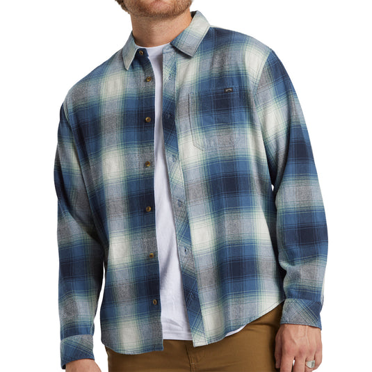Billabong Coastline Long Sleeve Button-Up Flannel Shirt 4