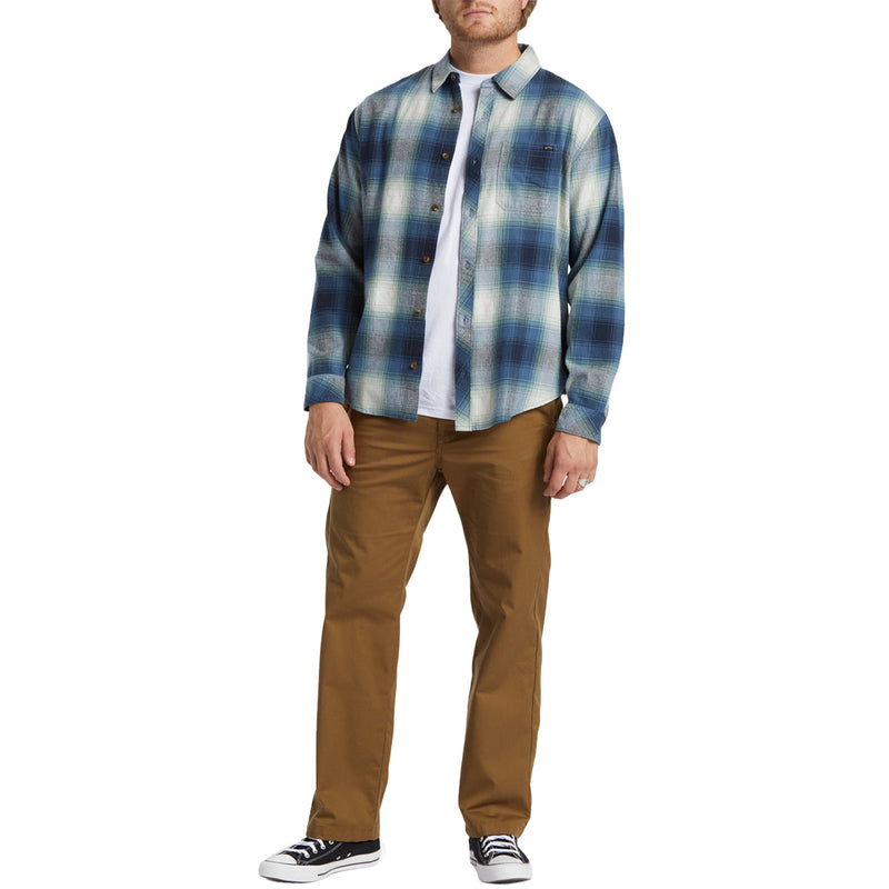 Load image into Gallery viewer, Billabong Coastline Long Sleeve Button-Up Flannel Shirt 7
