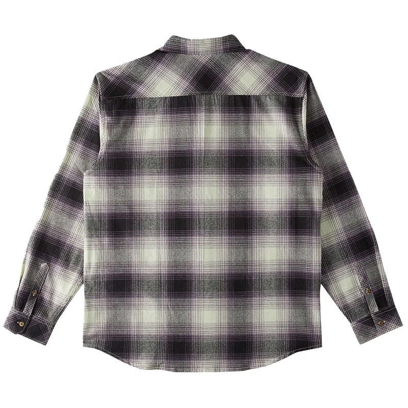 Load image into Gallery viewer, Billabong Coastline Long Sleeve Button-Up Flannel Shirt - Mint Cream 2
