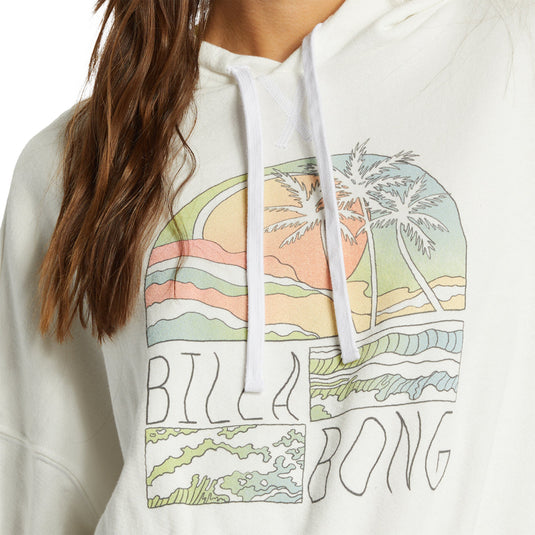Billabong Women's All-Time Fleece Hooded Pullover Sweatshirt 10