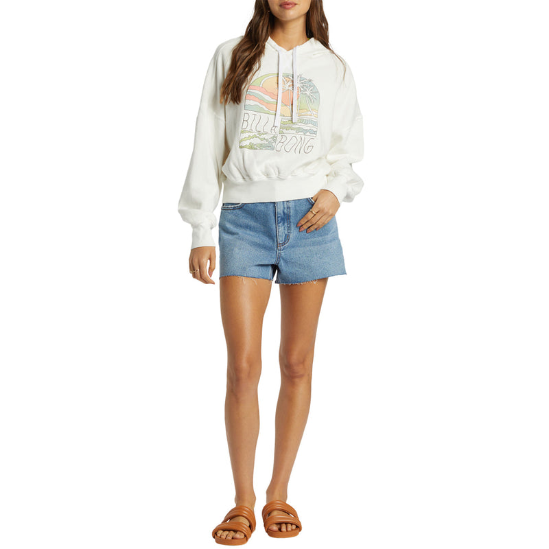 Load image into Gallery viewer, Billabong Women's All-Time Fleece Hooded Pullover Sweatshirt 9
