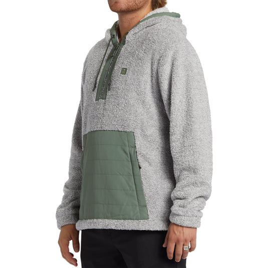 Billabong Badger Half-Zip Pullover Hoodie - Gray Heather 4