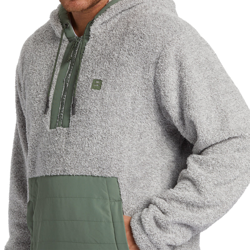 Load image into Gallery viewer, Billabong Badger Half-Zip Pullover Hoodie - Gray Heather 7
