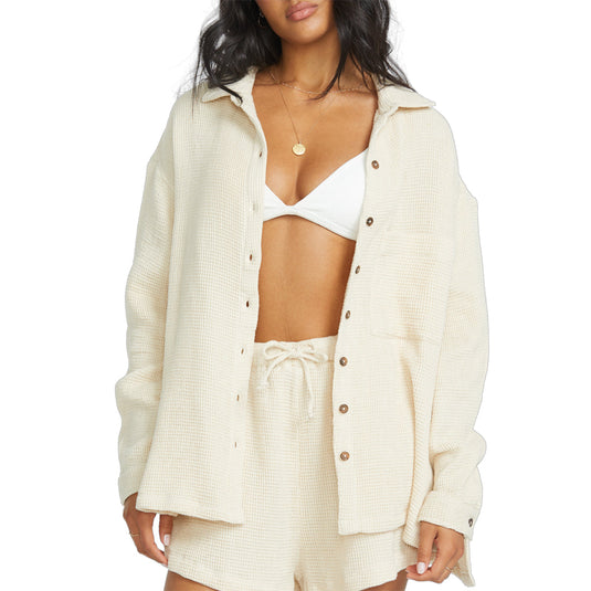 Billabong Women's So Cozy Shacket Jacket 3