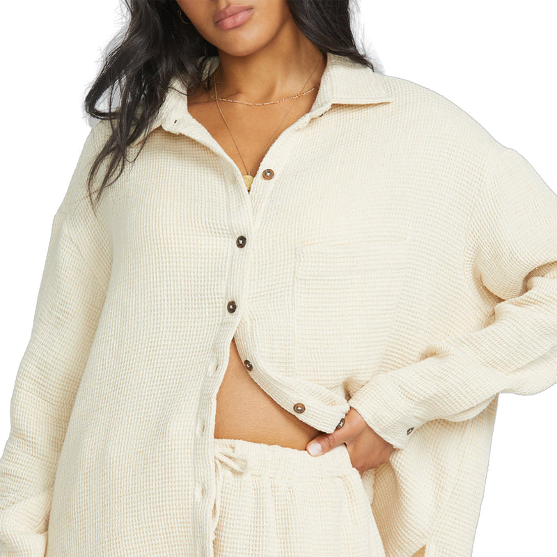 Load image into Gallery viewer, Billabong Women's So Cozy Shacket Jacket 6
