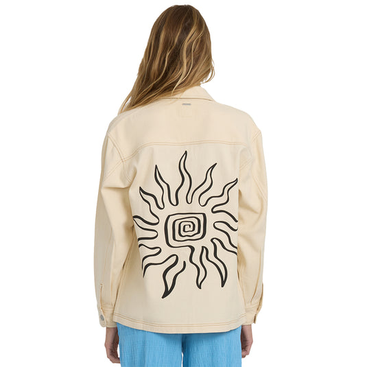 Billabong Women's Laura Twill Shacket Jacket 2