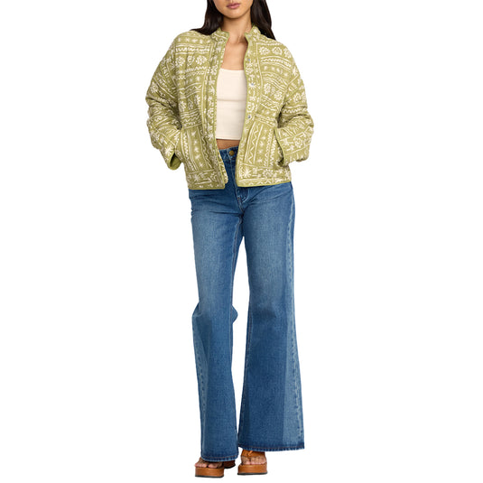 Billabong Women's Folk Story Snap-Button Jacket 5