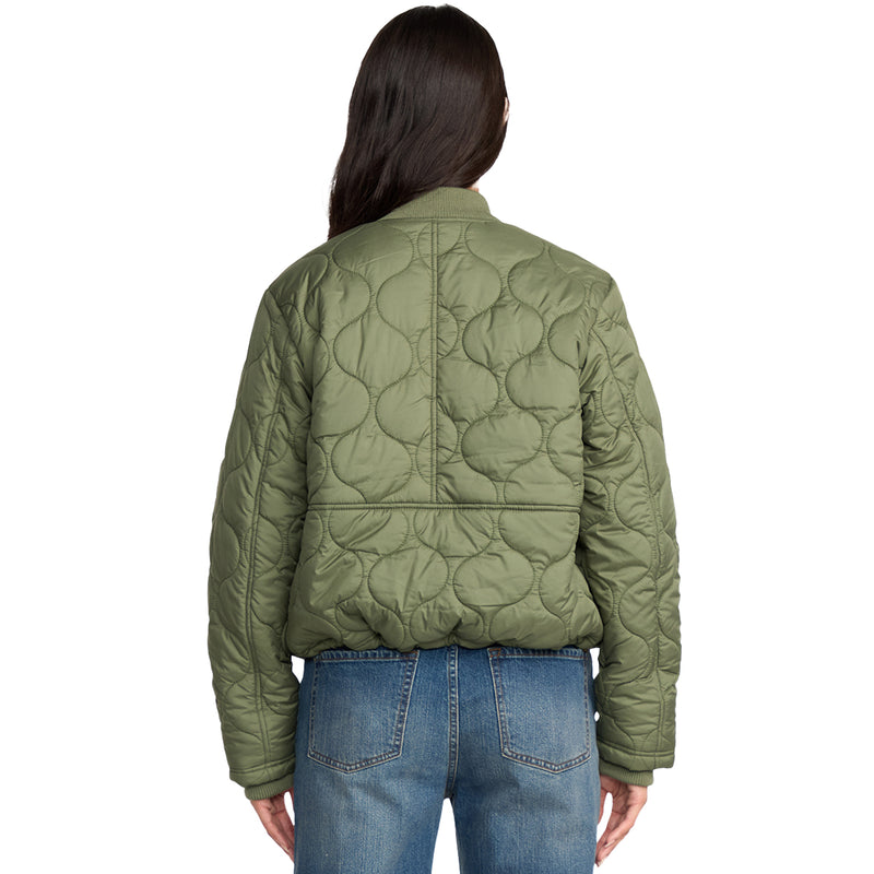 Load image into Gallery viewer, Billabong Women's Cuesta Bomber Zip-Up Jacket 2
