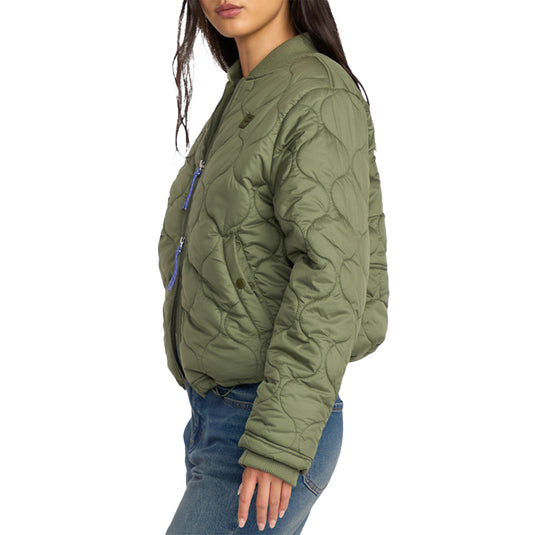 Billabong Women's Cuesta Bomber Zip-Up Jacket 3
