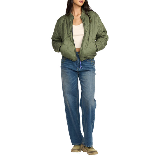 Billabong Women's Cuesta Bomber Zip-Up Jacket 7