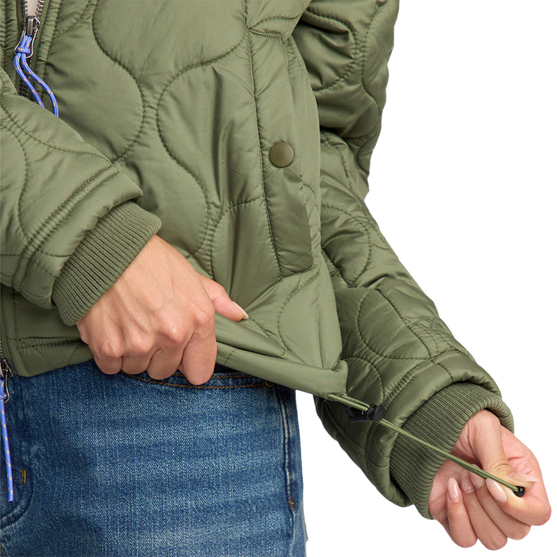 Load image into Gallery viewer, Billabong Women's Cuesta Bomber Zip-Up Jacket 6

