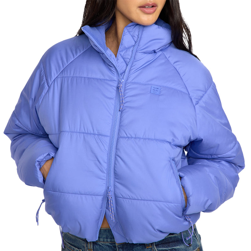 Load image into Gallery viewer, Billabong Women's High Line Puffer Zip-Up Jacket 4
