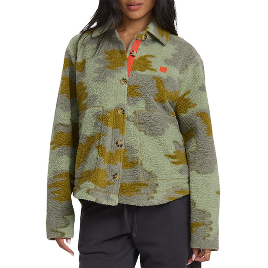 Billabong Women's Breezy Fleece Shacket Jacket 1