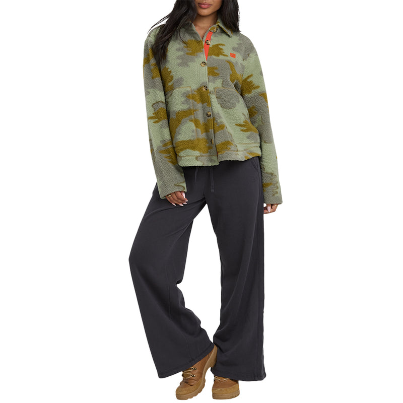 Load image into Gallery viewer, Billabong Women's Breezy Fleece Shacket Jacket 5
