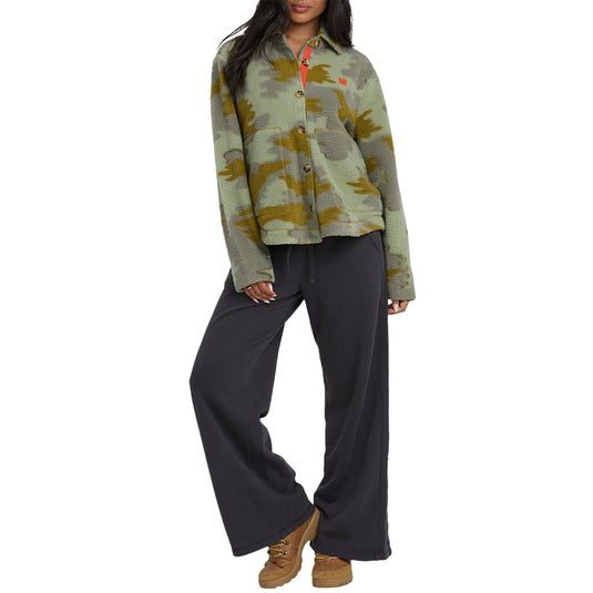 Billabong Women's Breezy Fleece Shacket Jacket 5