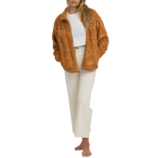Billabong Women's Sundown Sherpa Shacket Jacket 5