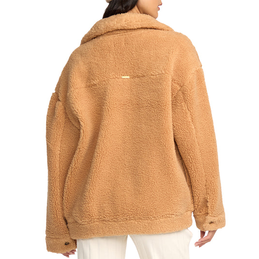 Billabong Women's Resound Sherpa Shacket Jacket 2