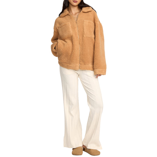 Billabong Women's Resound Sherpa Shacket Jacket 6