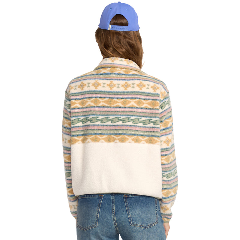 Load image into Gallery viewer, Billabong Women's Rock Jetty Mock Neck Zip-Up Jacket 4
